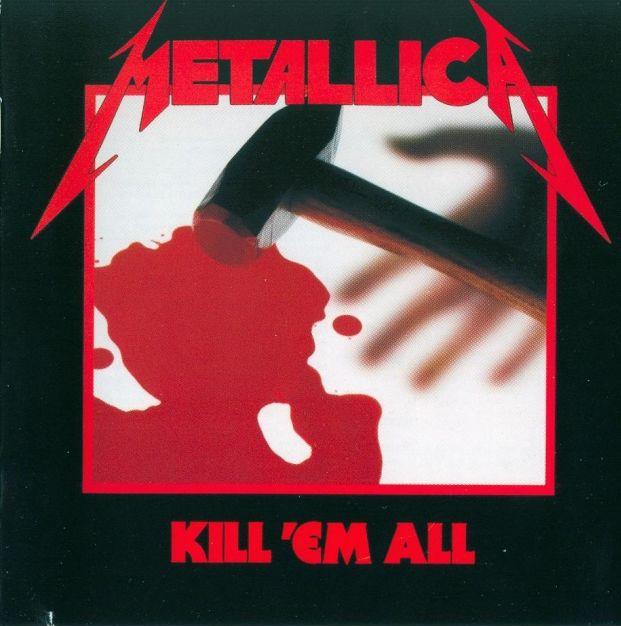 Обложка альбома Kill 'Em All (1983)